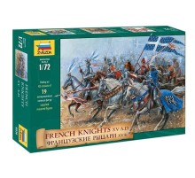 Сборные солдатики ZVEZDA Французские рыцари XV в., 1/72