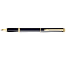 Роллерная ручка Waterman Hemisphere Essential Black GT. Корпус и колпачок - лаковые