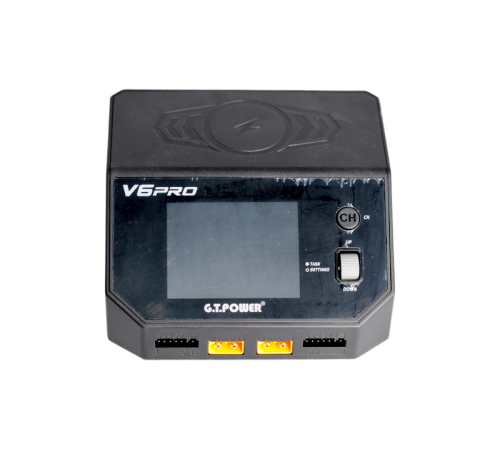 Универсальное зарядное устройство G.T.Power V6PRO Dual Power 7-30/220В, 16Aх2, USB, Wireless 7.5W