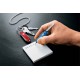 Нож-брелок VICTORINOX Signature, 58 мм, 7 функций, полупрозрачный красный
