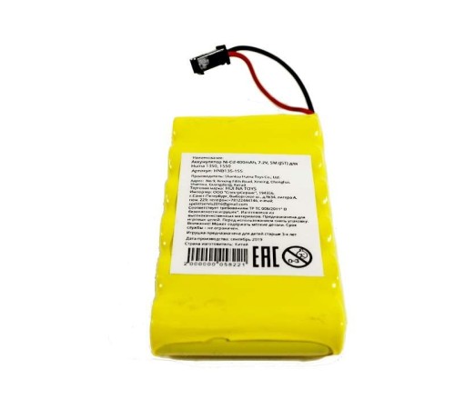Аккумулятор Ni-Cd 400mAh, 7.2V, SM для Huina 1560, 1571