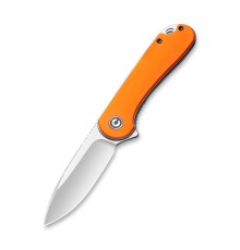 Складной нож CIVIVI Elementum D2 Steel Satin Finished Handle G10 Orange