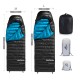 Мешок спальный Naturehike CW400 NH18C400-D с утиным пухом, размер L, черный