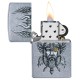 Зажигалка ZIPPO Viking Warrior с покрытием Street Chrome™, латунь/сталь, серебристая, 38x13x57 мм