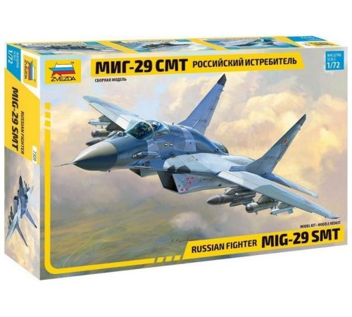Сборная модель ZVEZDA Многоцелевой фронтовой истребитель МиГ-29 СМТ, 1/72