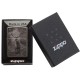 Зажигалка ZIPPO Classic с покрытием Black Ice®, латунь/сталь, чёрная, глянцевая, 38x13x57 мм