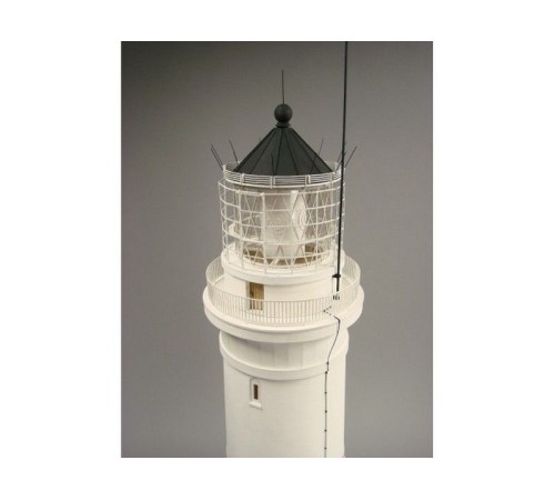 Сборная картонная модель Shipyard маяк Lighthouse Kampen with buildings (№74), 1/87