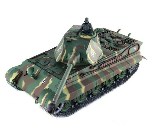 Радиоуправляемый танк Heng Long King Tiger (башня Porsche) Professional V6.0  2.4G 1/16 RTR