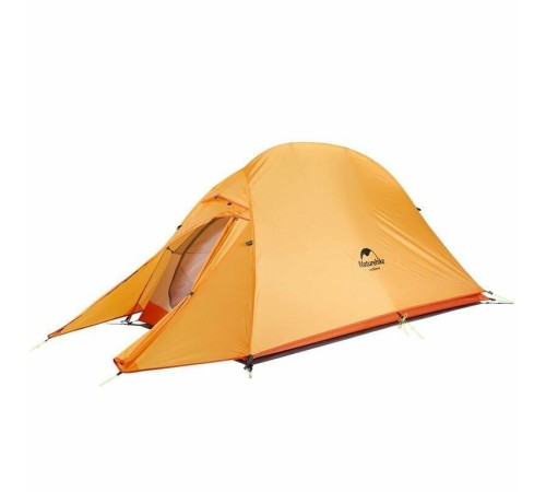 Палатка сверхлегкая  Naturehike Сloud up 1 NH18T010-T одноместная с ковриком, оранжевая, 6927595730546