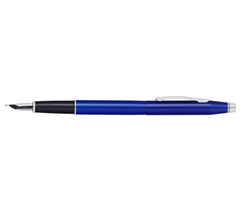 Перьевая ручка Cross Classic Century Translucent Blue Lacquer, цвет ярко-синий, перо - сталь, тонкое