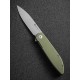 Складной нож SENCUT Bocll II D2 Steel Gray Stonewashed Handle G10 OD Green