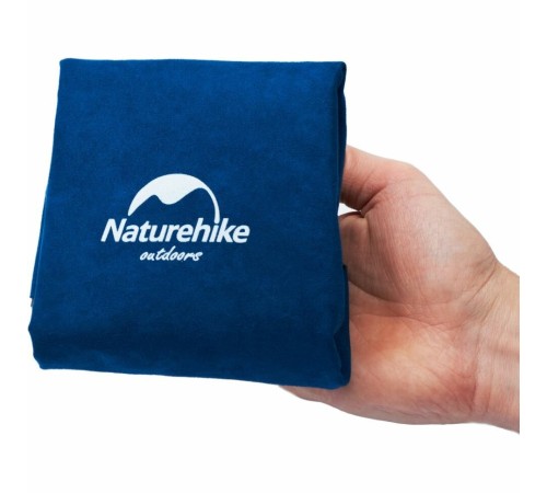 Подушка Naturehike NH15A001-L замшевая голубая, 6927595718223