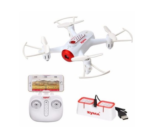 Р/У квадрокоптер Syma X22W-1 с FPV трансляцией Wi-Fi, камера 0,3 Мп, 2.4G RTF