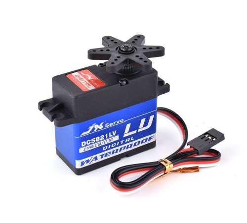 Сервомашинка цифровая JX Servo DC5821LV (58г/21.8/0.16/6V) влагозащищенная