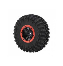 Колесо в сборе для краулеров Remo Hobby RH1071/72 оранжевое
