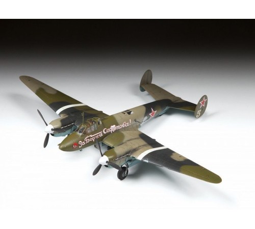 Сборная модель ZVEZDA Советский пикирующия бомбардировщик Пе-2, 1/72