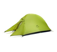 Палатка 1-местная Naturehike сверхлегкая + коврик Сloud up NH18T010-T, 20D , светло-зеленый, 6927595730515