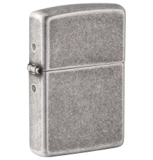 Зажигалка ZIPPO Armor® с покрытием Antique Silver, латунь/сталь, серебристая, 38x13x57 мм