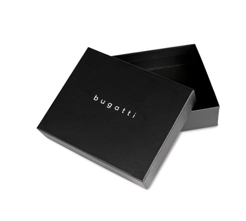 Портмоне для кредитных карт BUGATTI АРИСТОКРАТ | NOBILE, с защитой данных RFID, коричневое, натуральная воловья кожа, 10х0,3х8 см