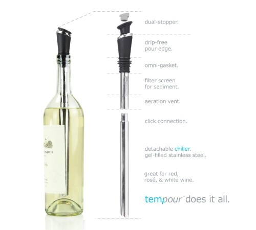 Охладитель для вина с аэратором Soiree Home Wine Chiller