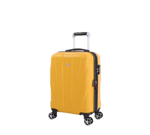 Чемодан SWISSGEAR ADAMS, желтый, АБС-пластик, 35 x 25 x 55 см, 37 л