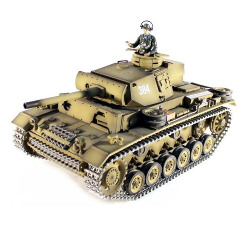 Р/У танк Taigen 1/16 Panzerkampfwagen III (Германия) HC 2.4G RTR