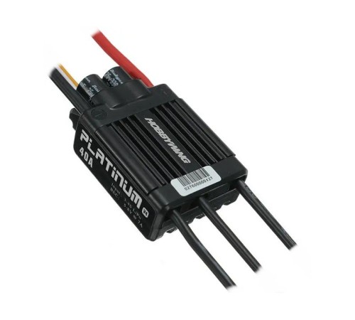 Бесколлекторный регулятор Hobbywing PLATINUM-40A-V4 (40A-60A, Aircraft, Heli)