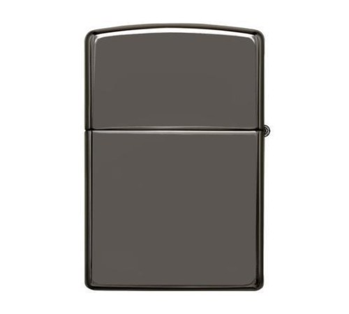 Зажигалка ZIPPO Classic с покрытием Black Ice®, латунь/сталь, чёрная, глянцевая, 38x13x57 мм