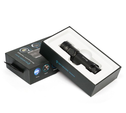 Ручной фонарь SKYWOODS MYSTIC, 1000 люмен, USB-Type C, холодный свет, IP67