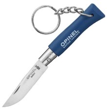 Нож-брелок Opinel №4, нержавеющая сталь, синий, 002053