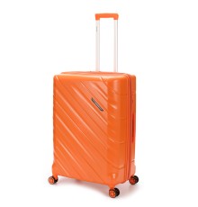Чемодан TORBER В Отпуск, оранжевый, полипропилен, 45 х 28 х 68 см, 79 л