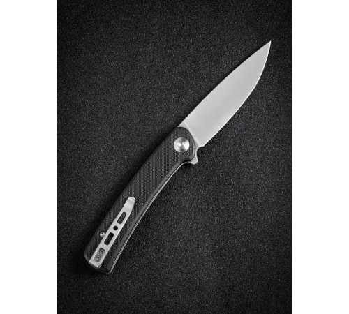 Складной нож SENCUT Neches 10Cr15CoMoV Steel Satin Handle G10 Black