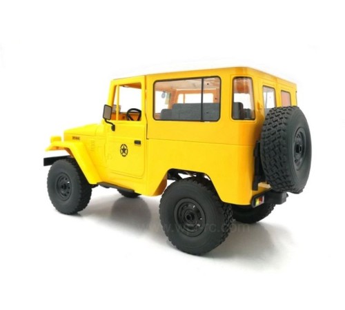 Радиоуправляемая машина WPL японский внедорожник FJ40 (желтая) 4WD 2.4G 1/16 RTR