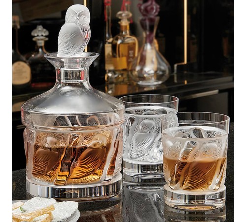 Графин для виски Lalique Owl Decanter