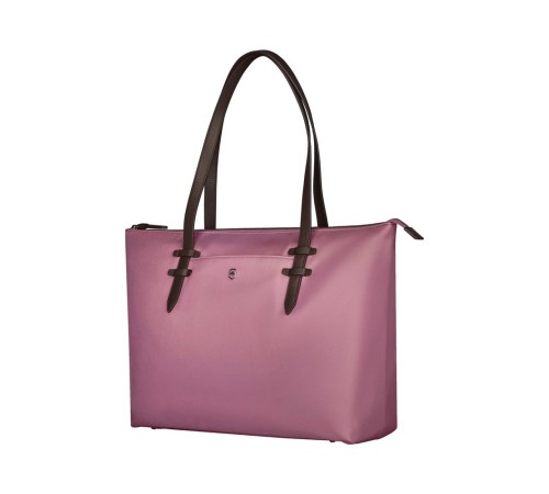 Сумка VICTORINOX Victoria Deluxe Business Tote, пурпурно-розовая, нейлон/кожа, 47x15x31 см, 16 л