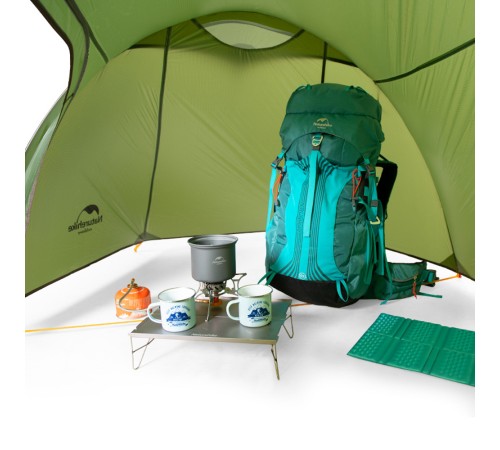 Палатка 2-местная Naturehike Opalus NH17L001-L, 20D, зеленый, 6976023924781