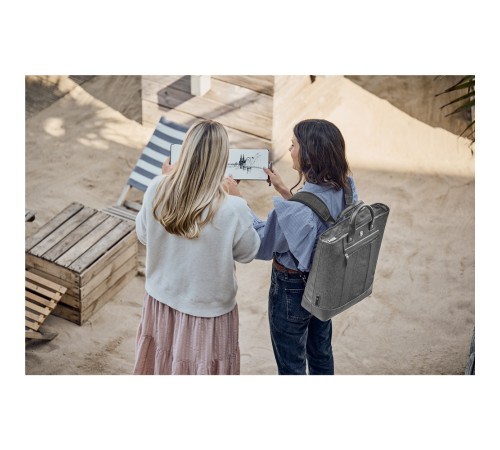 Сумка-рюкзак VICTORINOX Architecture Urban2 2way Carry Tote 15'',серая,полиэстер/кожа,40x15x40см,20л