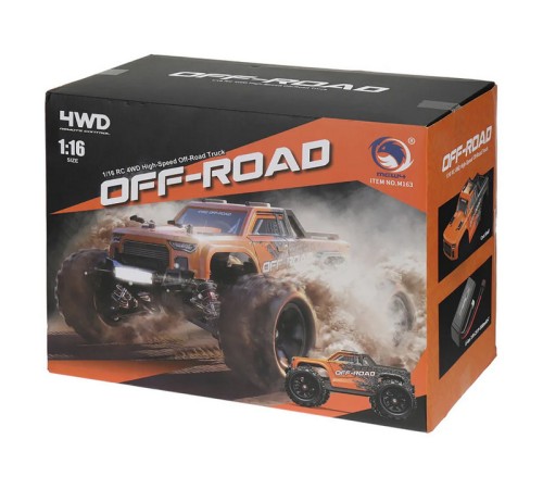 Радиоуправляемый монстр MJX MEW4 M163 Brushless 4WD 2.4G 1/16 RTR