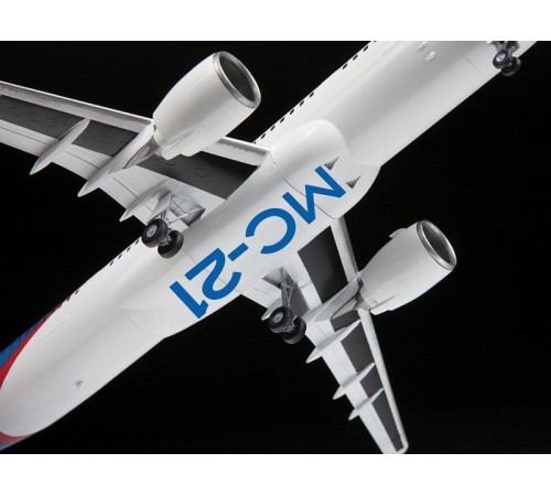 Сборная модель ZVEZDA Пассажирский авиалайнер МС-21-300, 1/144