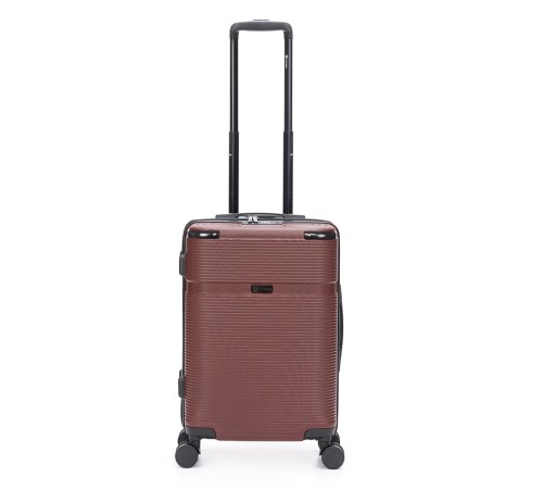 Чемодан TORBER Onego, бордовый, ABS-пластик, 59,5 х 39,5 х 24 см, 46 л