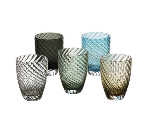 Стаканы сервировочные Italesse Vertigo Tumbler Amber 2 шт.