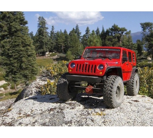 Модель для трофи 1:10 Axial SCX10 II 2017 Wrangler 4WD, электро, RTR (AX90060)