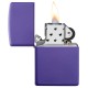 Зажигалка ZIPPO Classic с покрытием Purple Matte, латунь/сталь, фиолетовая, матовая, 38x13x57 мм