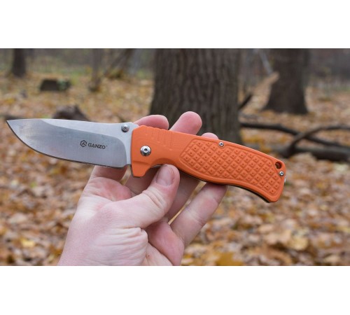 Нож Ganzo G722 оранжевый, G722-OR