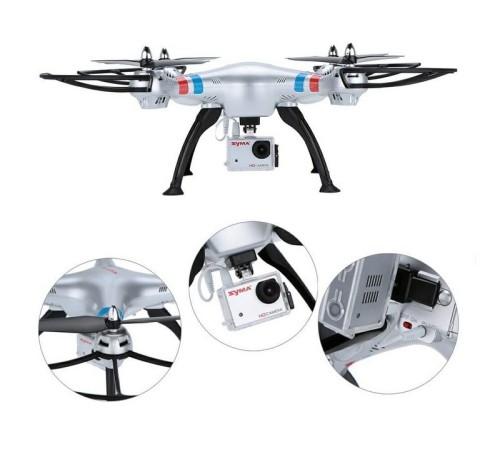 Р/У квадрокоптер Syma X8G с HD камерой 5Мп 2.4G RTF