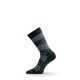 Носки Lasting TWP 686, wool+polypropylene, черный с серым рисунком, размер M, TWP686-M