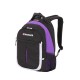 Рюкзак WENGER, чёрный/фиолетовый/серебристый, полиэстер 600D, 32х15х45 см, 22 л