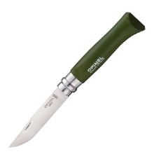 Нож Opinel №8 Trekking, нержавеющая сталь, хаки, блистер, 001980