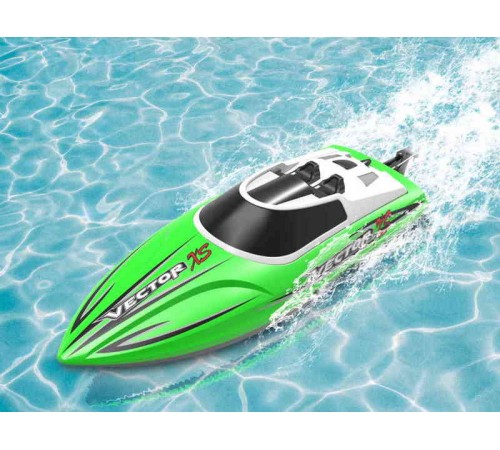 Радиоуправляемый катер Volantex RC Vector XS зеленый 2.4G RTR