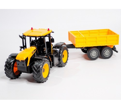 Радиоуправляемый фермерский трактор с прицепом Double Eagle JCB Fastrac 4220 1/24 2.4G RTR